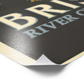 Brisbane Vintage Poster (Ecke)