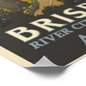 Brisbane Vintage Poster (Ecke)