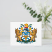 Brisbane Wappen Postkarte (Stehend Vorderseite)