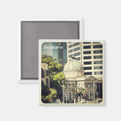 Brisbane - Zollmagnete Magnet (Vorderseite/Rückseite)