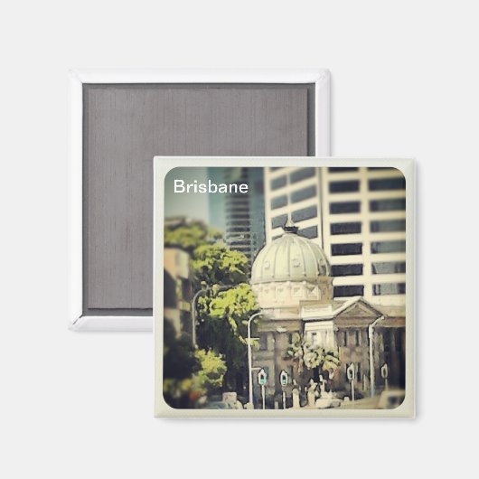 Brisbane - Zollmagnete Magnet (Vorderseite/Rückseite)