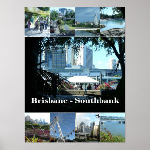 Brisbane's Beautiful Southbank Poster