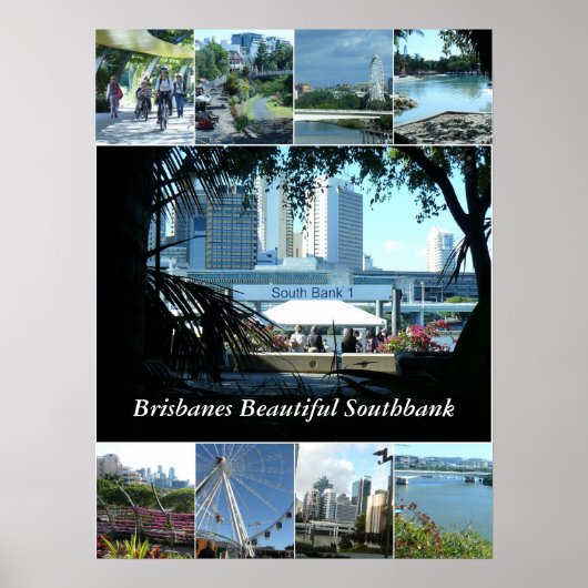 Brisbanes Beautiful Southbank Poster (Vorne)