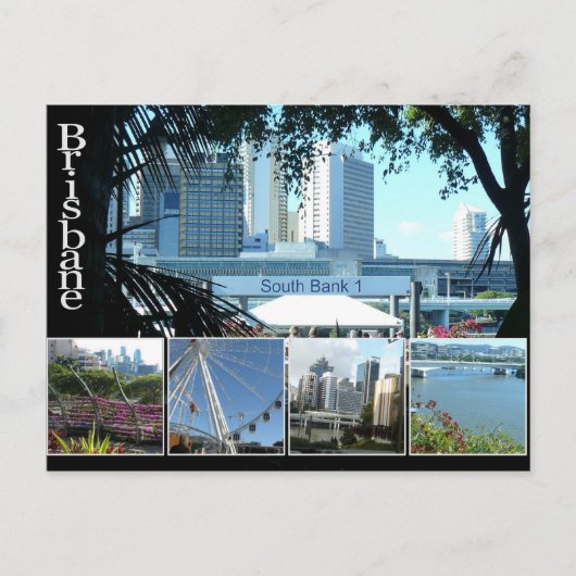 Brisbanes Beautiful Southbank Postkarte (Vorderseite)