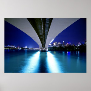 Brisbanes Captain Cook Bridge Poster