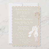 Brise auf der Breeze Gender Neutral Baby Dusche Einladung (Rückseite)