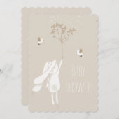 Brise auf der Breeze Gender Neutral Baby Dusche Einladung (Vorne/Hinten)