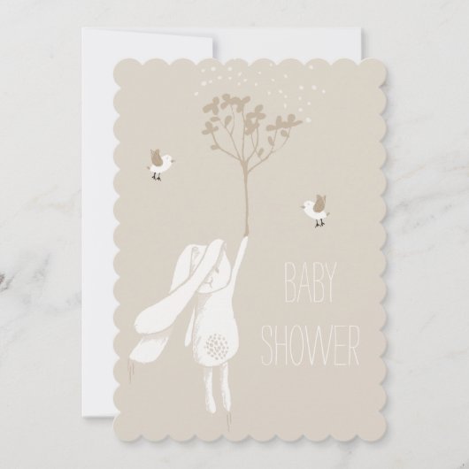 Brise auf der Breeze Gender Neutral Baby Dusche Einladung (Vorderseite)