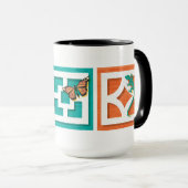 Brisenblöcke aus dem Mittelalter mit Krittern Tasse (VorderseiteRechts)