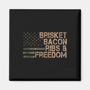 Brisket Bacon Rippen Und Freedom Grill Bbq Lustige Magnet