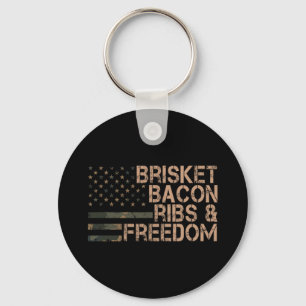 Brisket Bacon Rippen Und Freedom Grill Bbq Lustige Schlüsselanhänger