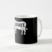 Brisket Barbecue Beef Grillen Pitmaster Geschenk Kaffeetasse (VorderseiteRechts)