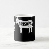 Brisket Barbecue Beef Grillen Pitmaster Geschenk Kaffeetasse (Mittel)