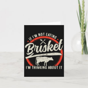 Brisket Beef Grilling Grillen Grill Master Karte