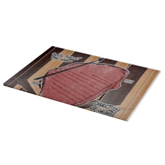 Brisket Grain Cutting Board Schneidebrett (Ecke)
