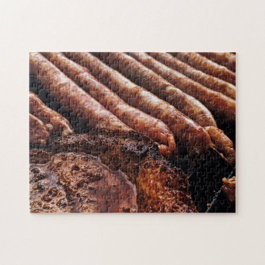 Brisket GRILLEN Brats Meat Jigsaw Puzzle (Horizontal)