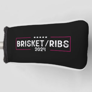 Brisket Rippen 2024 BBQ Barbecue Politische Wahl Golf Headcover