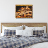 BriskPort überwundene Canvas Leinwanddruck (Insitu (Schlafzimmer))
