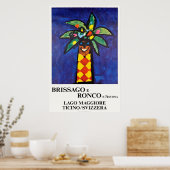 Brissago e Ronco s Ascona, Schweiz, Reisen Poster (Küche)