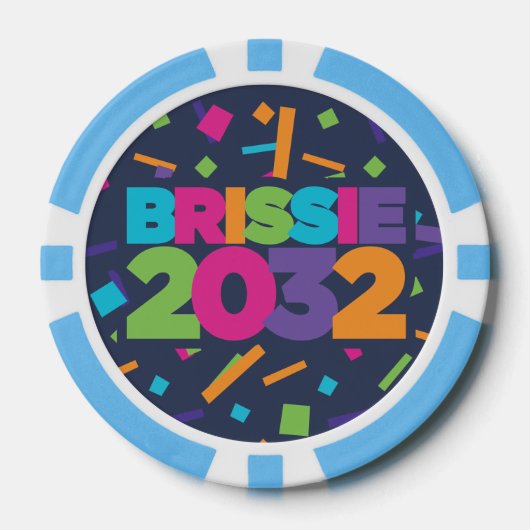Brissie 2032 pokerchips (Vorderseite)