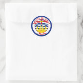 BRISTISH COLUMBIA, KANADA RUNDER AUFKLEBER (Tasche)