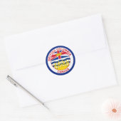 BRISTISH COLUMBIA, KANADA RUNDER AUFKLEBER (Umschlag)
