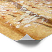 Bristles und Blüten Wasserfarbe Poster (Ecke)