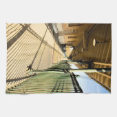 Bristol Bahnhofsplattform Wasserfarbeneffekt Geschirrtuch (Horizontal)