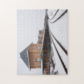 Bristol-Bahnstation im Schnee Puzzle (Vertikal)