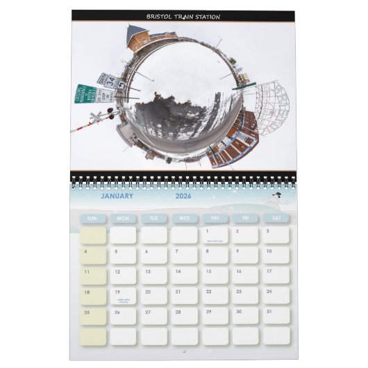 Bristol-Bahnstation Kalender (Jan 2026)