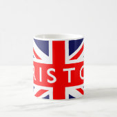 Bristol: Britische Flagge Kaffeetasse (Mittel)