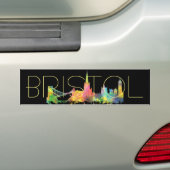BRISTOL, BRITISCHE SKYLINE AUTOAUFKLEBER (Auf Auto)