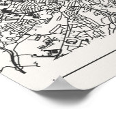 Bristol City Map Poster – Modern Minimal Urban Art (Ecke)