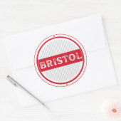 Bristol City Pride Emblem – English Identity Runder Aufkleber (Umschlag)