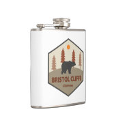 Bristol Cliffs Wilderness Bear Flachmann (Rechts)