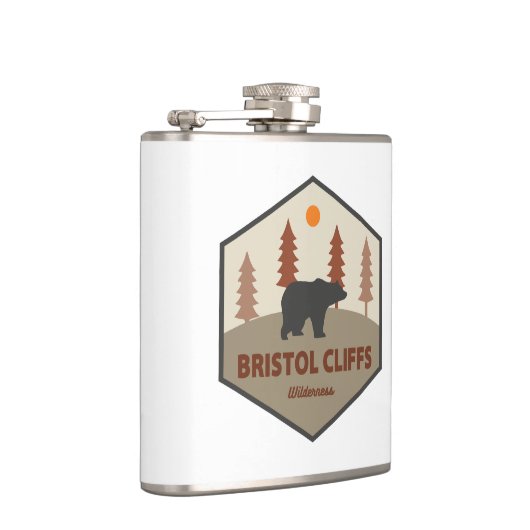 Bristol Cliffs Wilderness Bear Flachmann (Rechts)