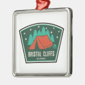Bristol Cliffs Wilderness Vermont Camping Ornament Aus Metall (Links)