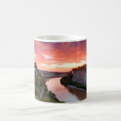 Bristol Clifton Suspension Bridge bei Sunset Tasse (Mittel)