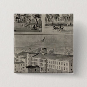Bristol Connecticut Illustration Button