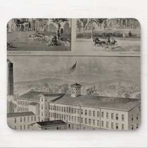 Bristol Connecticut Illustration Mousepad