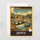 Bristol, Connecticut | VINTAG Postkarte (Vorne/Hinten)