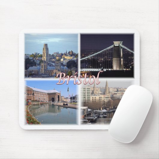 Bristol England Mousepad (Mit Mouse)