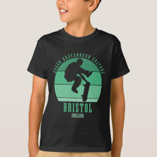 Bristol England Skateboarder Urne Skateboarding 1 T-Shirt