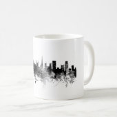 Bristol England Skyline Black White Kaffeetasse (VorderseiteRechts)