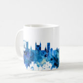 Bristol England skyline Blue Kaffeetasse (Vorderseite Links)
