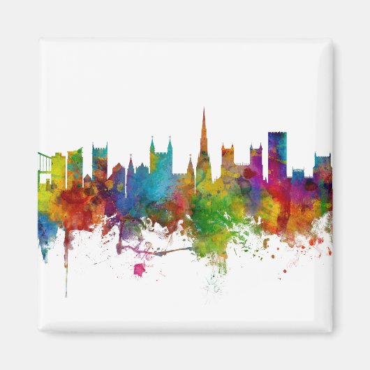 Bristol England Skyline Magnet (Vorne)