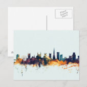 Bristol England Skyline Postkarte (Vorne/Hinten)