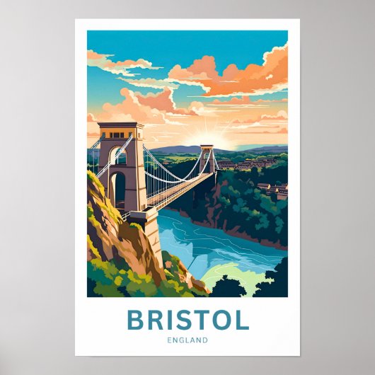 Bristol England Travel Print Poster (Vorne)