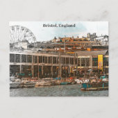 Bristol England UK Panorama View Postkarte (Vorderseite)