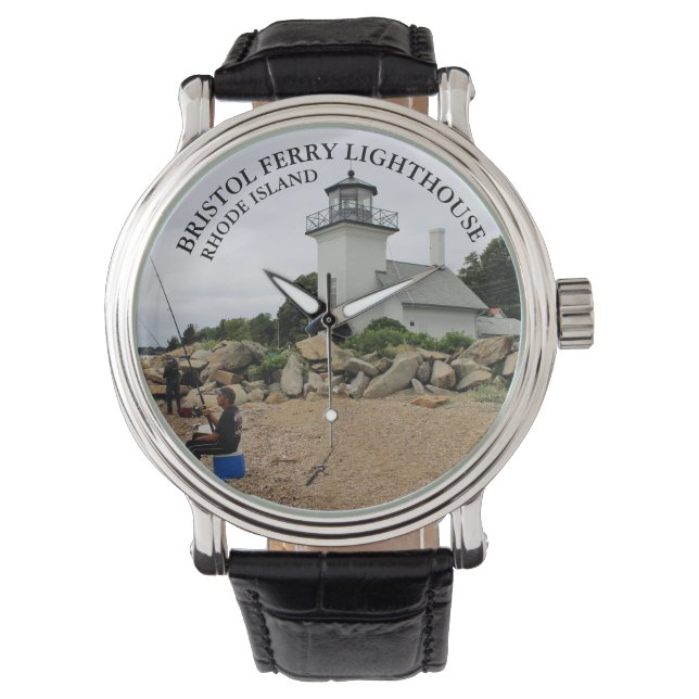 Bristol Ferry Lighthouse Rhode Island eWatch Armbanduhr (Vorderseite)